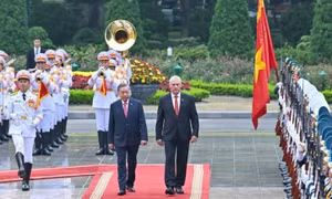 Tổng Bí thư Tô Lâm chủ trì lễ đón Bí thư thứ nhất, Chủ tịch nước Cuba