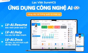Lạc Việt SureHCS ứng dụng AI nâng cấp hệ thống quản lý nhân sự
