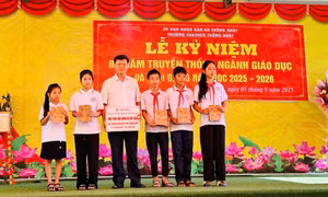 Nhiệt điện Quảng Ninh: Chung tay "Thắp sáng ước mơ" nhân dịp khai giảng năm học mới 