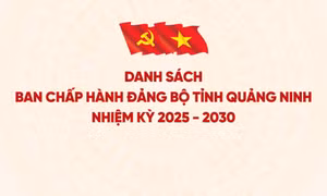 Danh sách Ban Chấp hành Đảng bộ tỉnh Quảng Ninh nhiệm kỳ 2025-2030 
