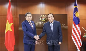 Chủ tịch Quốc hội Trần Thanh Mẫn hội đàm với Chủ tịch Thượng viện Malaysia