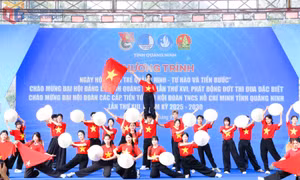 Trên 1.500 ĐVTN tham gia Ngày hội “Tuổi trẻ Quảng Ninh - Tự hào và tiến bước”