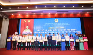 Đại hội thi đua yêu nước công nhân, viên chức lao động tỉnh Quảng Ninh lần thứ VII