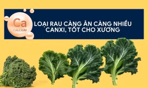 Loại rau nhiều canxi, tốt cho xương