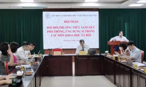 Đổi mới phương thức giáo dục phổ thông, ứng dụng AI trong môn khoa học xã hội