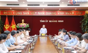 Thường trực Tỉnh ủy làm việc với các trường đại học, cao đẳng trên địa bàn tỉnh