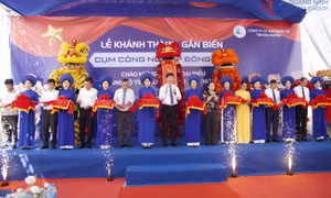 Khánh thành Cụm CN Đông Mai và gắn biển chào mừng Đại hội Đảng bộ tỉnh lần thứ XVI