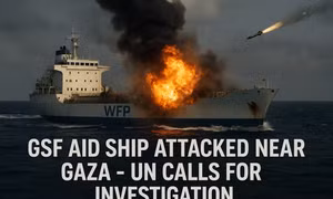Đoàn tàu cứu trợ GSF bị tấn công khi tiến gần Dải Gaza