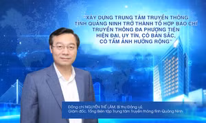 “Xây dựng Trung tâm Truyền thông tỉnh Quảng Ninh trở thành tổ hợp báo chí truyền thông đa phương tiện hiện đại, uy tín, có bản sắc, có tầm ảnh hưởng rộng”