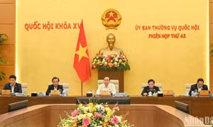 Khai mạc Phiên họp thứ 43 của Ủy ban Thường vụ Quốc hội