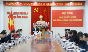 Đoàn kiểm tra của Bộ Chính trị làm việc với Ban Tổ chức Tỉnh ủy, Đảng ủy UBND tỉnh, Đảng ủy Sở Nội vụ và Đảng ủy Công an tỉnh