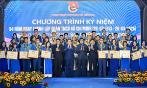 Trao giải Lý Tự Trọng năm 2025 cho 100 cán bộ đoàn xuất sắc toàn quốc