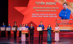 Quảng Ninh có 2 cán bộ Đoàn nhận Giải thưởng Lý Tự Trọng năm 2025