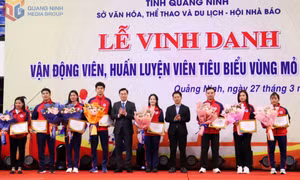 Vinh danh 12 VĐV, HLV tiêu biểu vùng Mỏ năm 2024