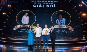 Nhạc sỹ Lê Đăng Vệ đạt giải Nhì Cuộc vận động sáng tác ca khúc chủ đề “Bài ca thống nhất”