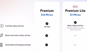 YouTube ra mắt gói YouTube Premium "giá rẻ"