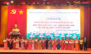 Tổng kết Hội thi Giáo viên chủ nhiệm lớp giỏi cấp THCS và THPT tỉnh Quảng Ninh năm 2025