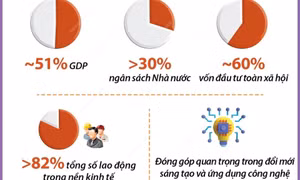 Khu vực kinh tế tư nhân hiện đóng góp khoảng 51% GDP