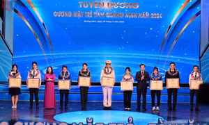 Lễ tuyên dương Gương mặt trẻ, Tài năng trẻ tiêu biểu tỉnh Quảng Ninh năm 2024: "Khát vọng cống hiến - Lẽ sống thanh niên"