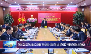 Thông qua dự thảo báo cáo kết quả kiểm tra của Bộ Chính trị, Ban Bí thư năm 2025 đối với Ban Thường vụ Tỉnh ủy