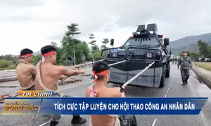 Tích cực tập luyện cho Hội thao Công an nhân dân