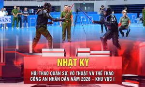 Nhật ký Hội thao Quân sự, võ thuật và thể thao Công an nhân dân năm 2026 - Khu vực I (ngày 24/5)