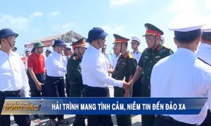 Hải trình mang tình cảm, niềm tin đến đảo xa