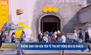 Không gian văn hóa Yên Tử thu hút đông đảo du khách