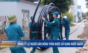 Nâng tỷ lệ người dân nông thôn được sử dụng nước sạch
