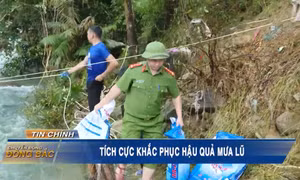 Tích cực khắc phục hậu quả mưa lũ