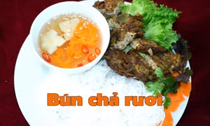 Bún chả rươi