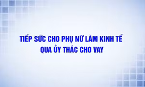 Tiếp sức cho phụ nữ làm kinh tế qua ủy thác cho vay