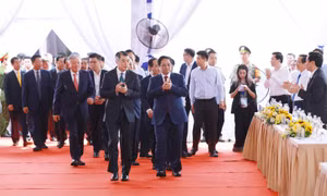 Thủ tướng Chính phủ dự Lễ khởi công Dự án tuyến đường sắt tốc độ cao Hà Nội – Quảng Ninh