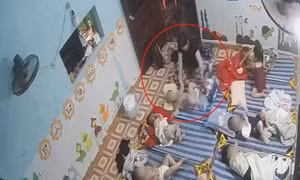 Xác minh người phụ nữ nghi bạo hành trẻ tại cơ sở mầm non ở Hưng Yên