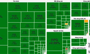 Chứng khoán 'mở tiệc' sau tín hiệu nâng hạng, VN-Index tăng bốc gần 50 điểm