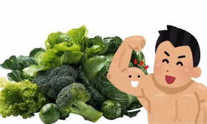 Tăng cơ bắp nhờ ăn rau xanh