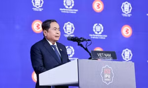 Chủ tịch Quốc hội Trần Thanh Mẫn dự và phát biểu tại Phiên thảo luận chung Đại hội đồng IPU-152