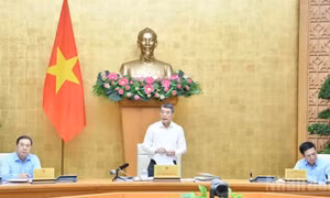 Thủ tướng Lê Minh Hưng chủ trì cuộc họp của Thường trực Đảng ủy Chính phủ và Thường trực Chính phủ