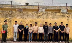 Khởi tố 11 người trong đường dây đánh bạc qua mạng hàng tỉ đồng