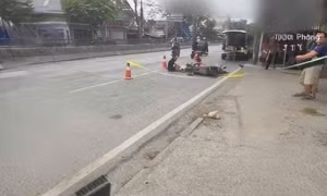 Hai xe mô tô va chạm ở Hải Phòng, một người phụ nữ tử vong