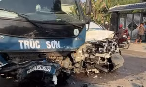 Tai nạn sáng sớm ở Đà Nẵng, 1 người tử vong, 3 người bị thương