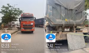 Va chạm xe đầu kéo trên cao tốc Cầu Giẽ - Ninh Bình, 1 người tử vong