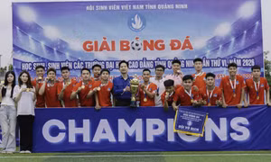 Bế mạc Giải bóng đá học sinh, sinh viên Quảng Ninh lần thứ VI