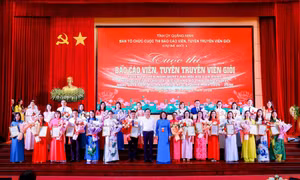 Khai mạc thi báo cáo viên, tuyên truyền viên giỏi Cụm số 1