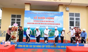Xã Quảng Đức: Khởi công 6 dự án cải tạo, nâng cấp hạ tầng