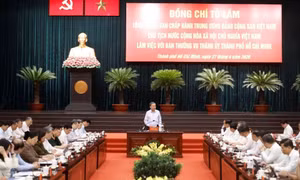Thành phố Hồ Chí Minh đặt trọng tâm cải cách vào thể chế phát triển để tiến mạnh trong kỷ nguyên mới