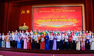 Bế mạc Cuộc thi báo cáo viên, tuyên truyền viên giỏi Cụm số 1