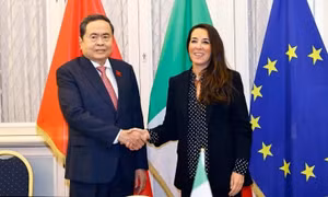 Chủ tịch Quốc hội Trần Thanh Mẫn tiếp Phó Chủ tịch Thượng viện Italia Licia Ronzulli