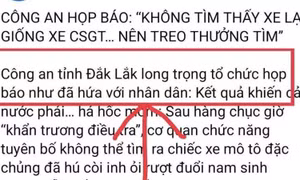 Thông tin họp báo liên quan đến vụ tai nạn giao thông khiến nam sinh lớp 12 tử vong ở Đắk Lắk lan truyền trên mạng xã hội là sai sự thật