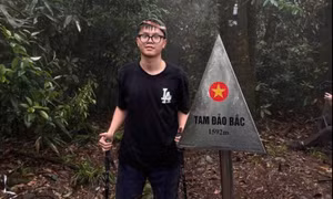 Tìm thấy nam sinh viên mất tích khi leo núi Tam Đảo